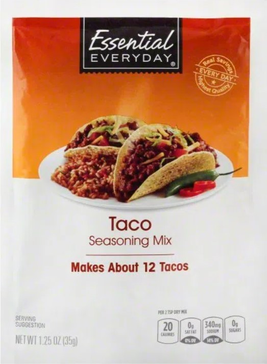 Aderezo para Tacos en Polvo Essential Everyday 35 g