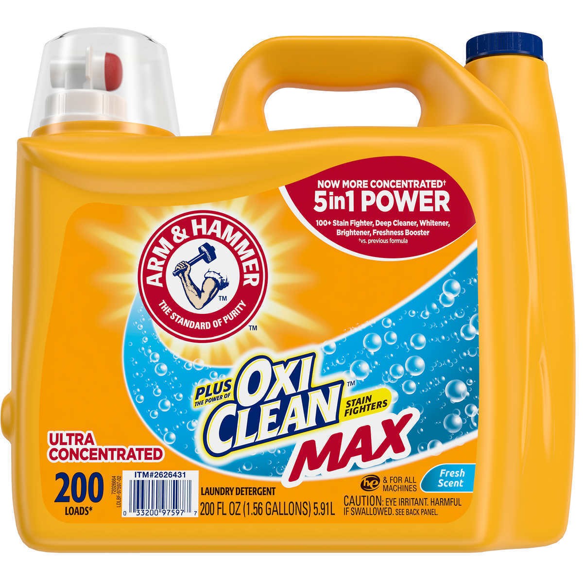 Detergente Líquido con OxiClean Arm & Hammer 5.91 L