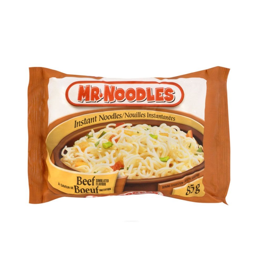 Sopa Fideos Instantánea Sabor Carne Mr. Noodles 85 g