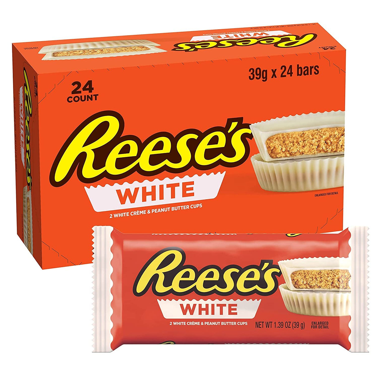 Chocolate Cups Blanco Reese's 24 un x 39 g