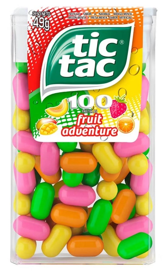 Caramelo Diversión de Frutas Tic Tac 49 g