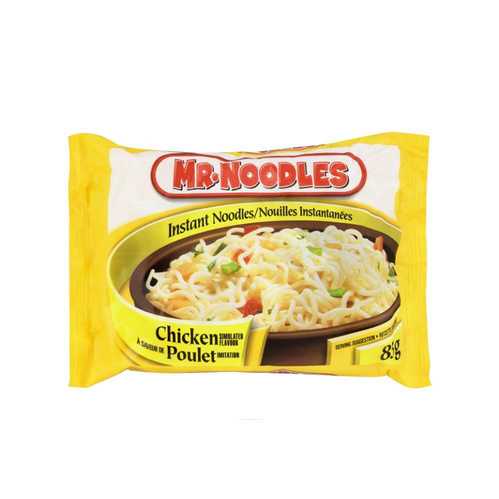 Sopa Fideos Instantánea Sabor Pollo Mr. Noodles 85 g