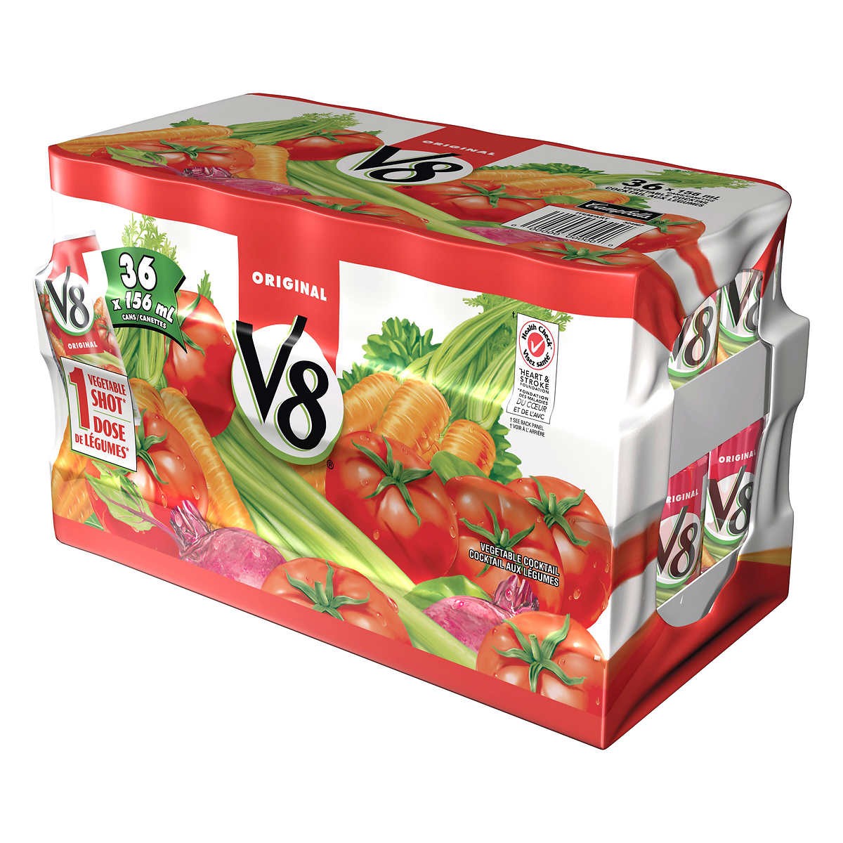 Jugos Cocktail de Verduras Original V8 36 un x 156 ml