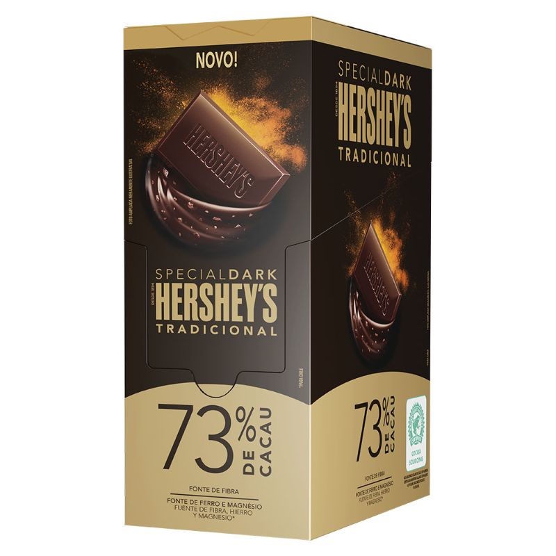 Chocolate Special Dark 73 Cacao Hershey's 12 un x 85 g