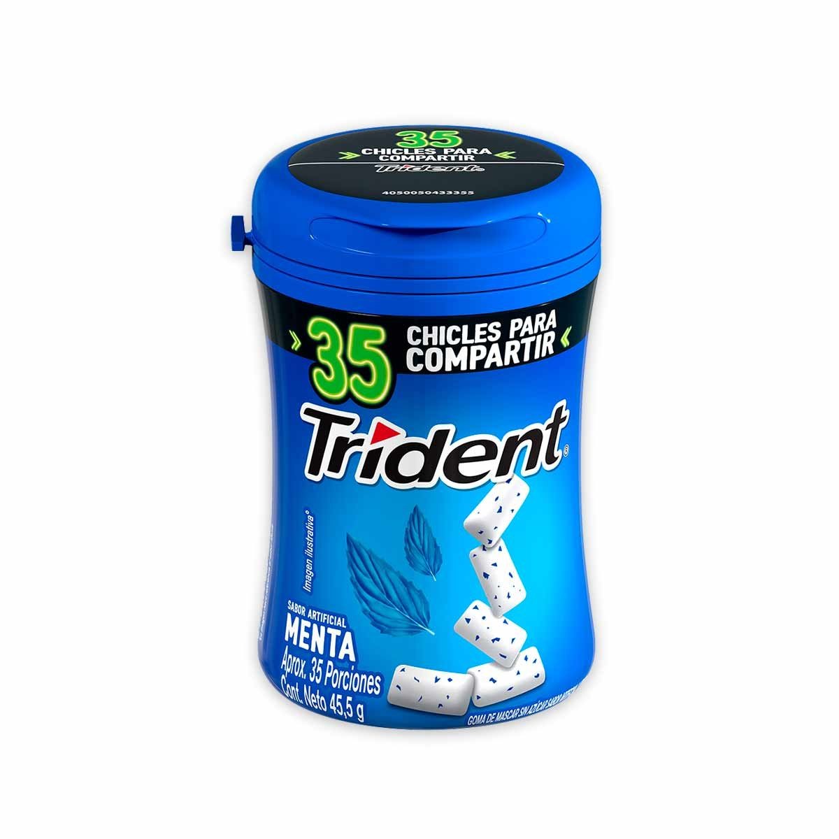 Chicles Menta Trident 45.5 g