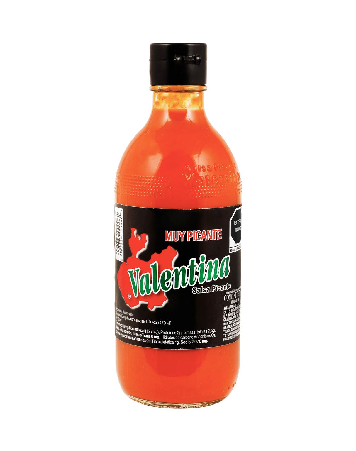 Salsa Muy Picante Etiqueta Negra Valentina 370 ml