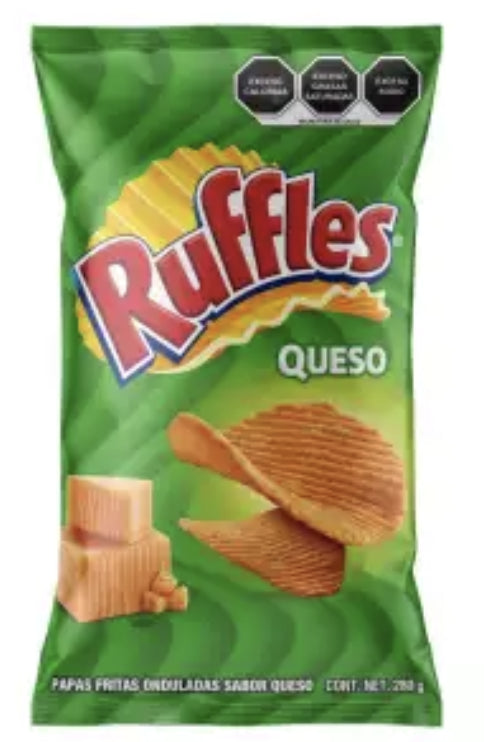 Papas Fritas con Queso Ruffles Sabritas 280 g