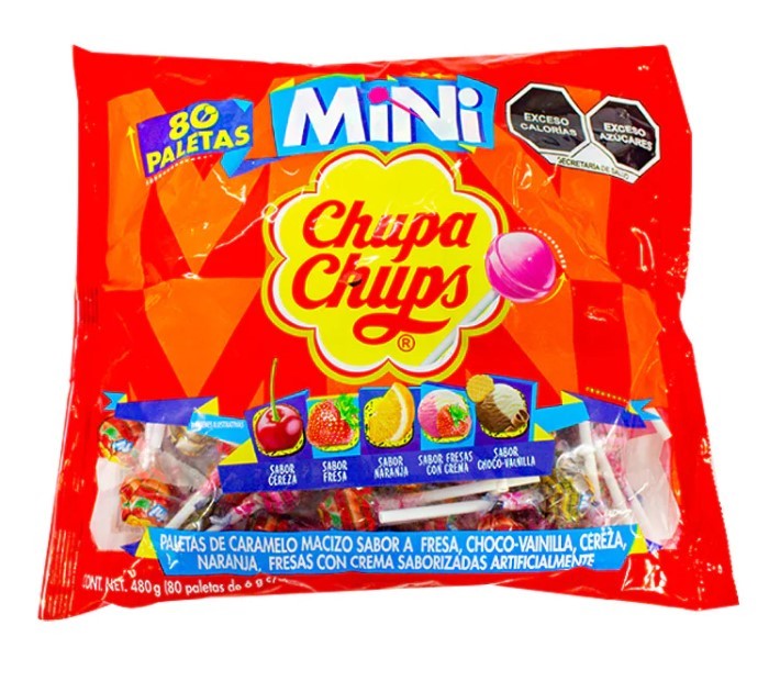 Chupetes Mini Surtidos Chupa Chups 80 un x 6 g