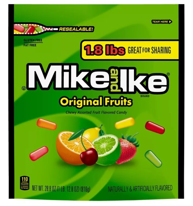 Masticables Frutas Original Mike and Ike 816 g