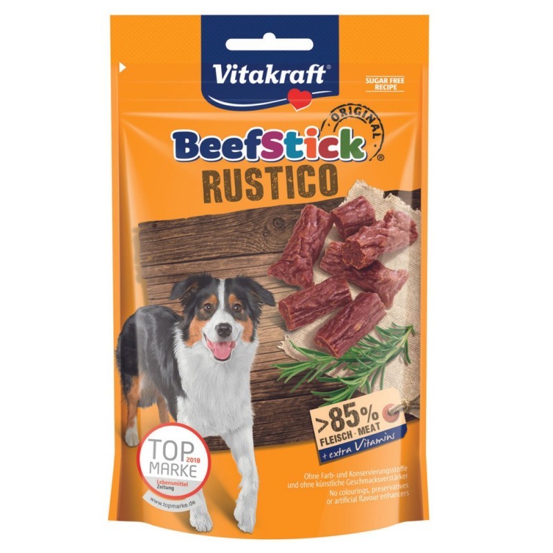 Snack Perro Palito de Carne Rústico Vitakraft 55 g