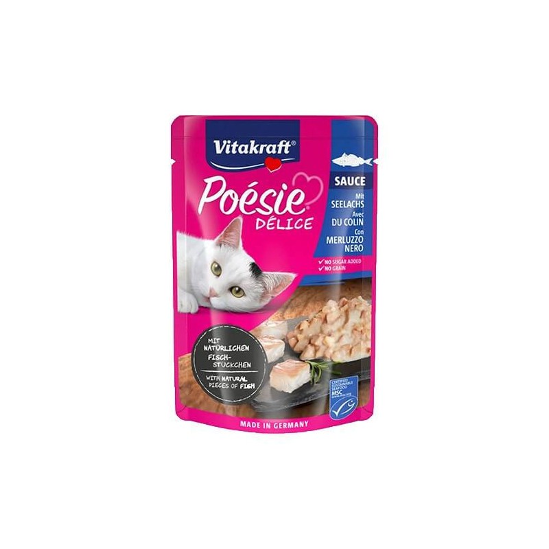 Alimento Gatos Poesi Delice Pescado Vitakraft 85 g