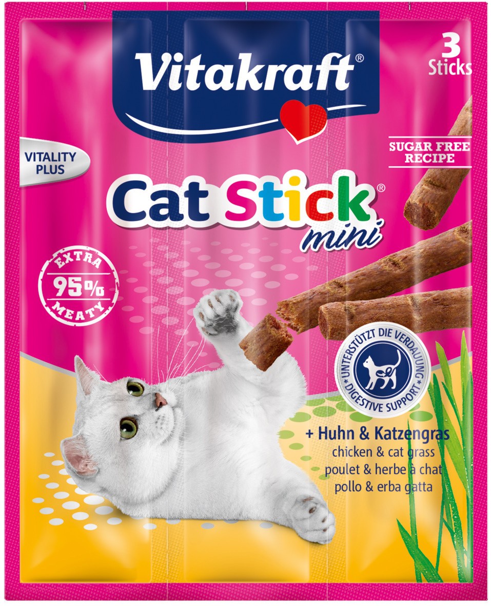 Snack Gato Palito de Pollo y Hierba Vitakraft 18 g