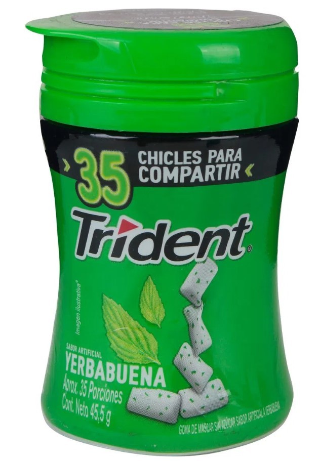 Chicles Yerbabuena Trident 45.5 g