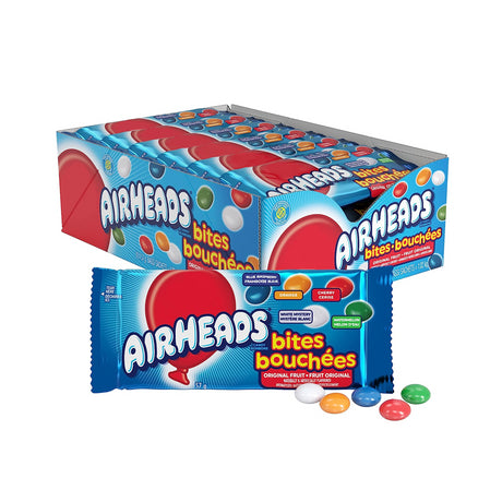 Masticables Fruit Bites Airheads 18 un x 57 g