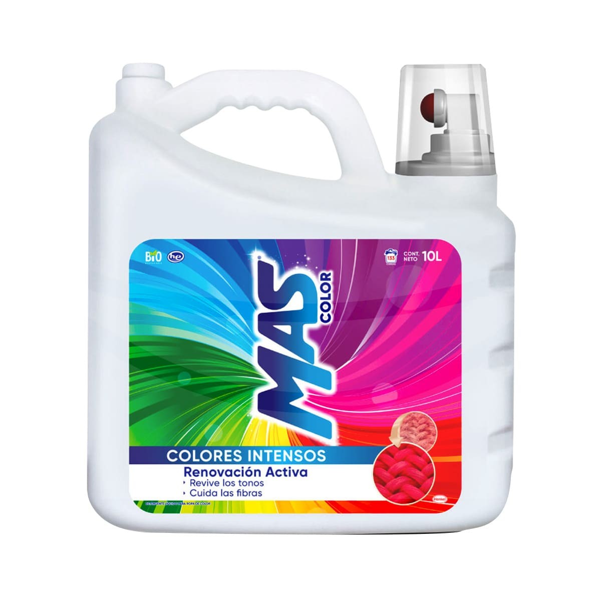 Detergente Líquido Ropa Color MAS 10 L