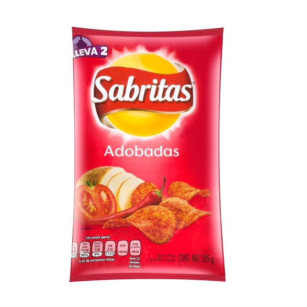 Papas Fritas Adobadas Sabritas 255 g