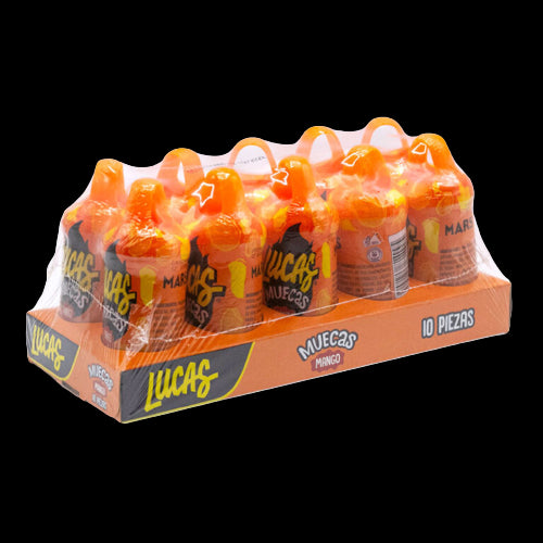 Chupete de Caramelo Enchilado Mango Lucas Muecas 10 un x 24 g