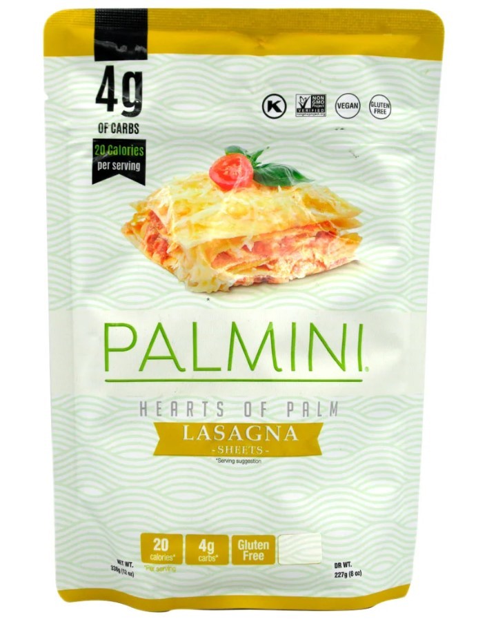 Pasta Lasagna de Palmitos Palmini 338 g