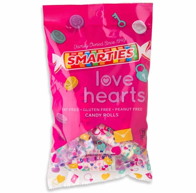 Caramelos Love Hearts Smarties 198 g