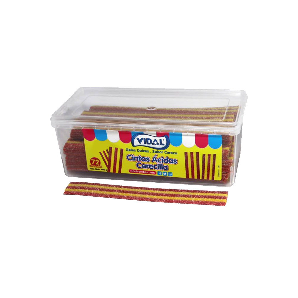 Gomitas Cintas Ácidas Cerecilla Vidal 400 g