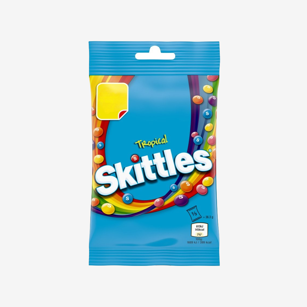 Masticables Tropical Skittles 109 g
