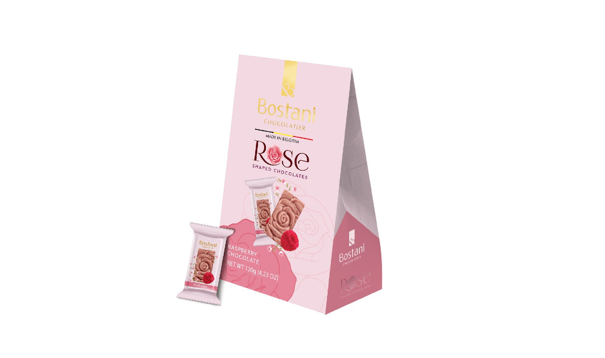 Chocolate Mini Rose Frambuesa Bostani 120 g