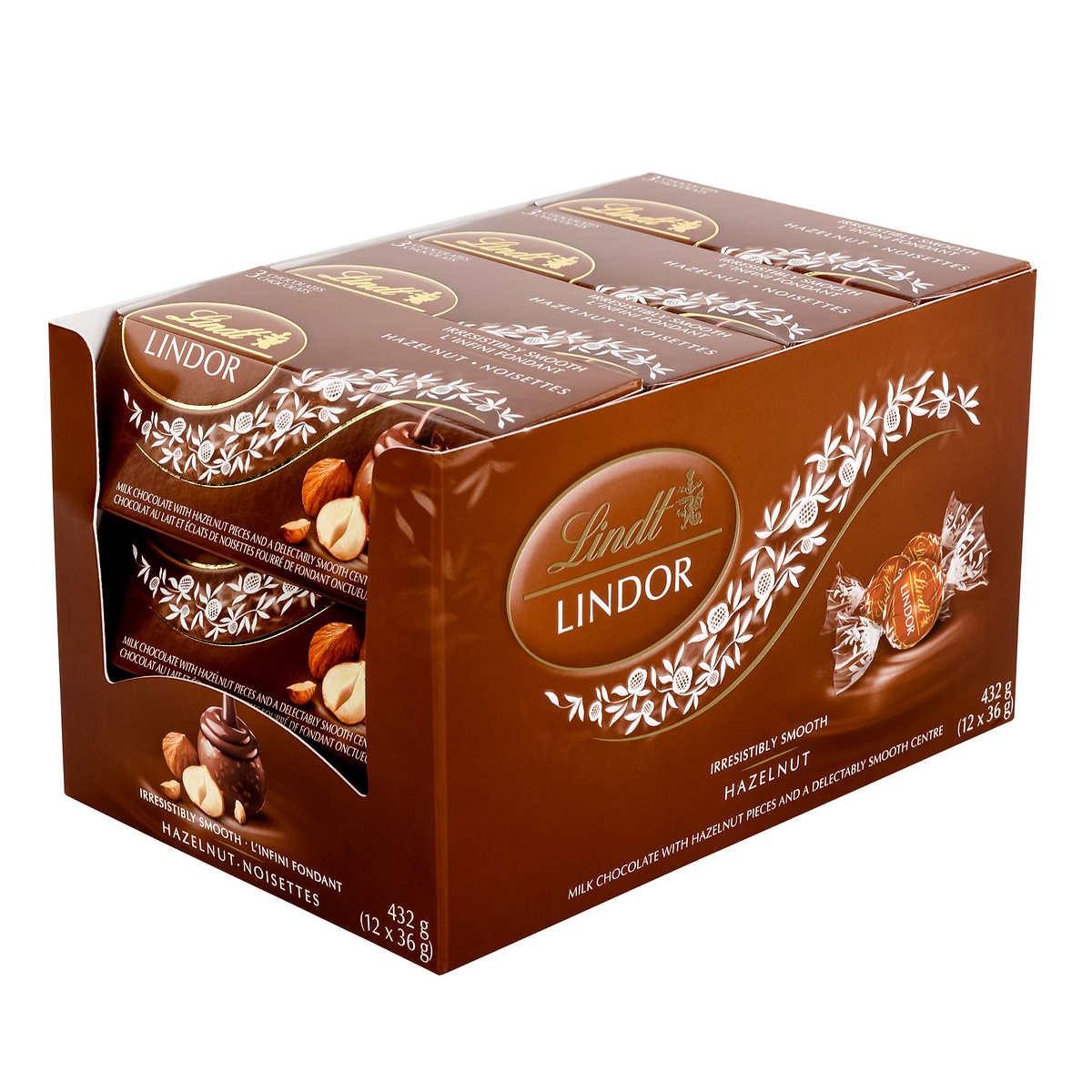 Chocolate Trufas Avellana Lindt 12 un x 36 g