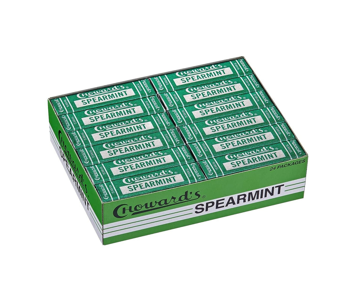 Mentas Spearmint Choward's 24 un x 25 g