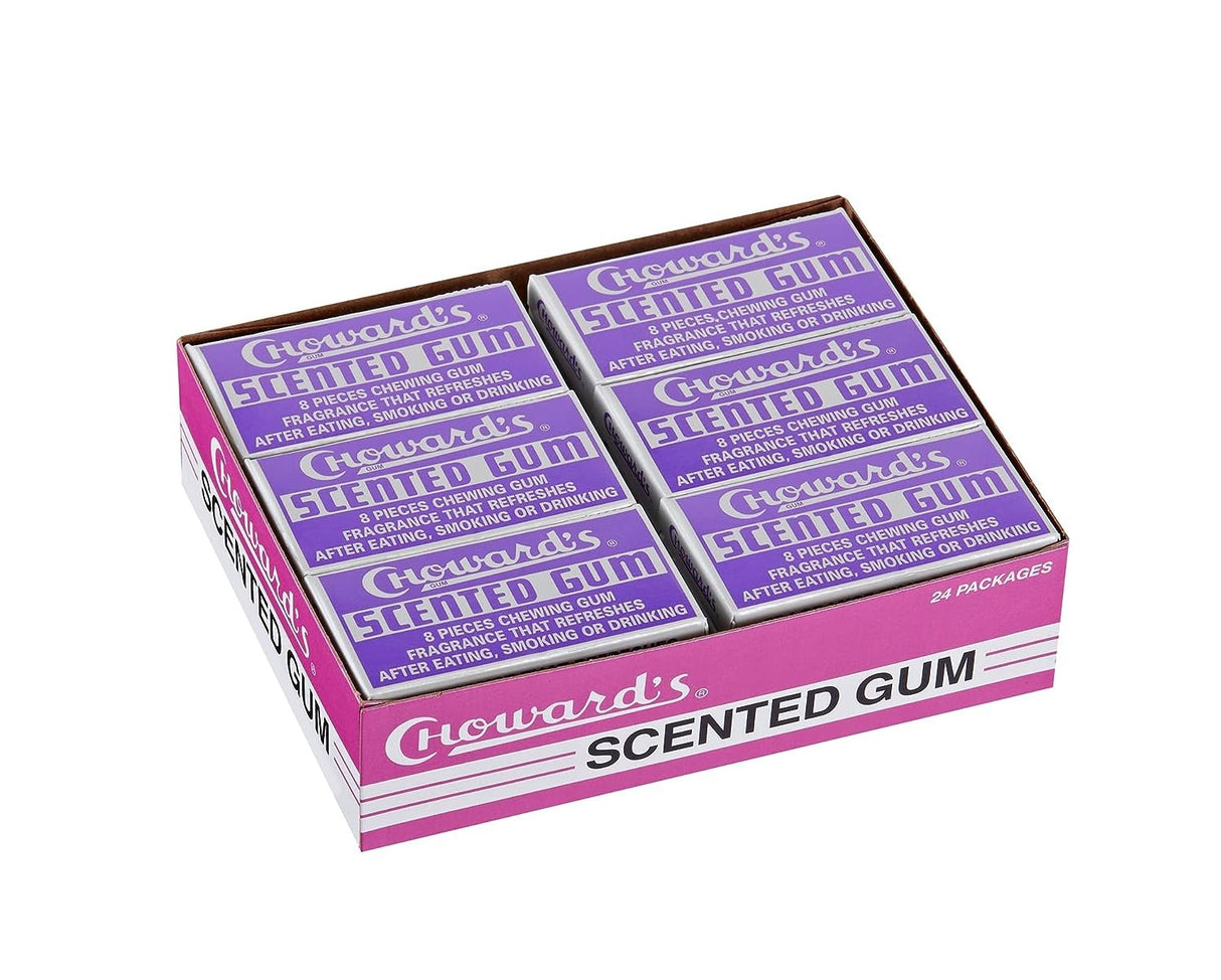 Chicles Scented Choward's 24 un x 12,5 g