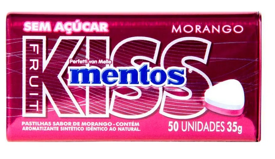 Mentas Kiss Frutilla Mentos 35 g