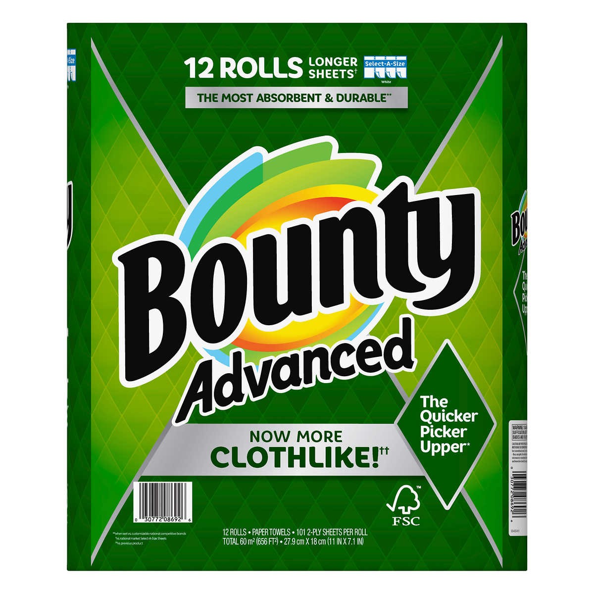 Toalla de Papel Clothlike Bounty 12 un