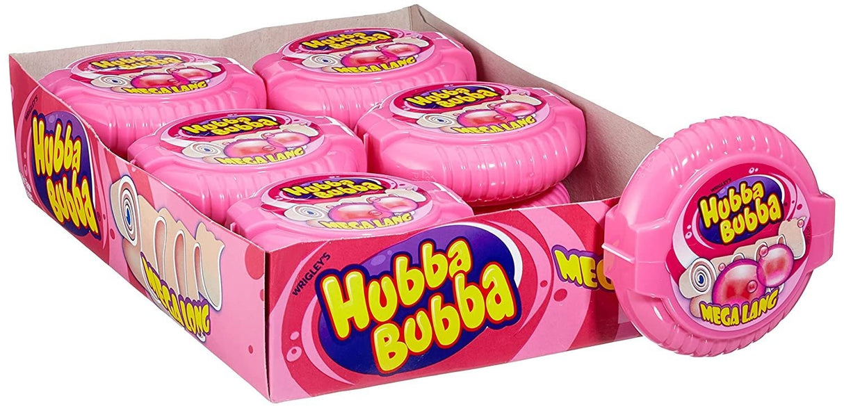 Chicles Hubba Bubba en Cinta Fancy Fruit Wrigley's 12 un x 56 g