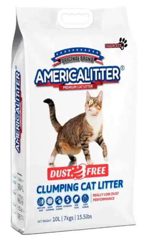 Arena Sanitaria para Gatos Dust Free AmericaLitter 7 kg