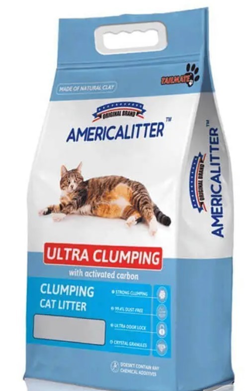 Arena Sanitaria para Gatos Ultra Odor AmericaLitter 7 kg