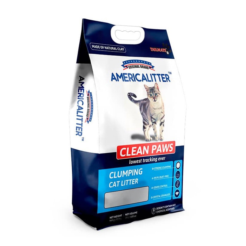 Arena Sanitaria para Gatos Clean Pawz AmericaLitter 7 kg