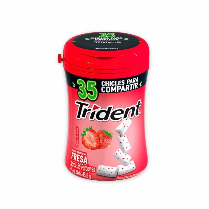 Chicles Frutilla Trident 45.5 g