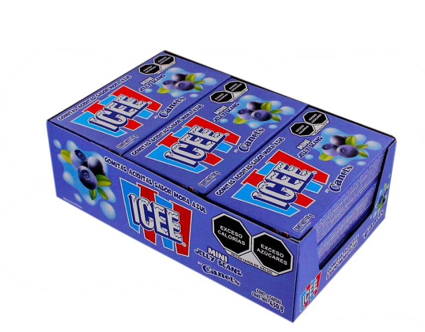 Gomitas Icee Mora Azul Mini Canel's 9 un x 50 g