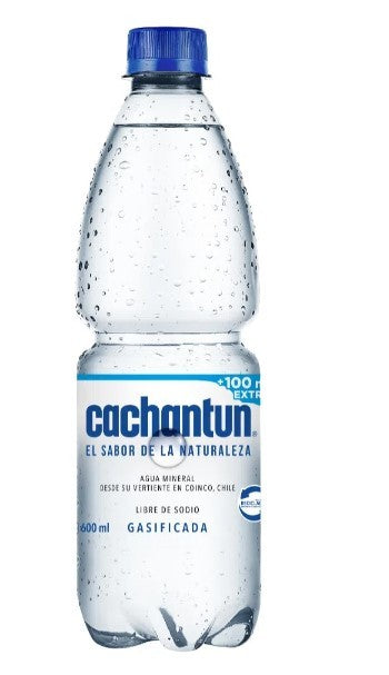 Agua Mineral con Gas Cachantun 600 ml