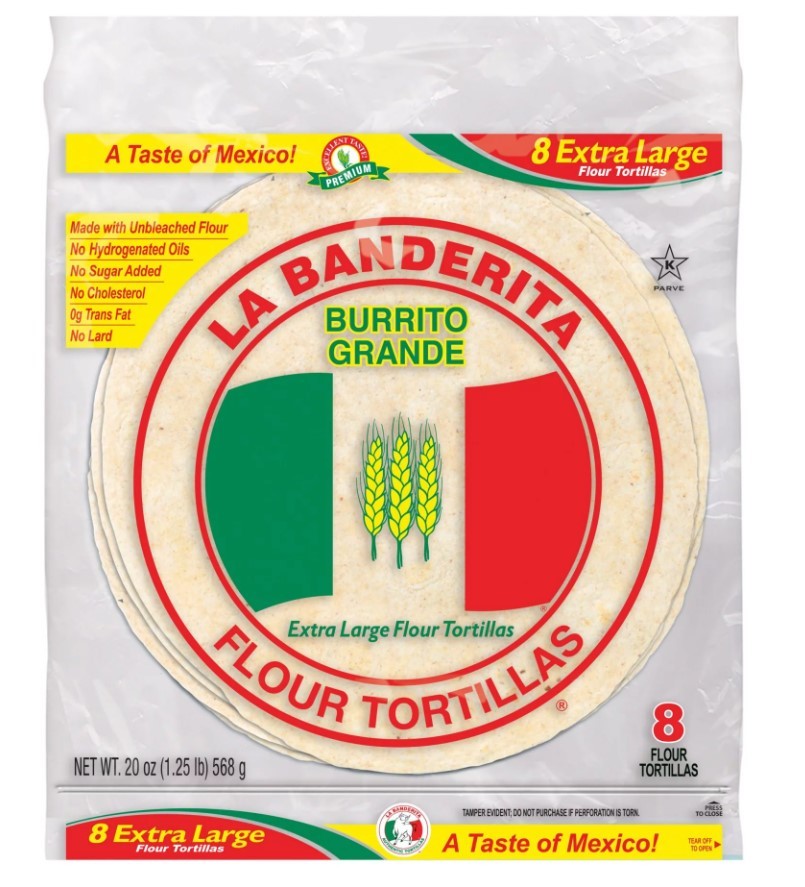 Tortillas Burrito La Banderita 568 g