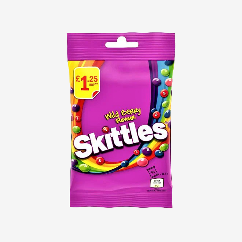 Masticables Wild Berry Skittles 109 g