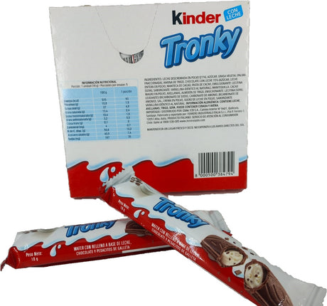 Chocolate Tronky Kinder 5 un x 18 g