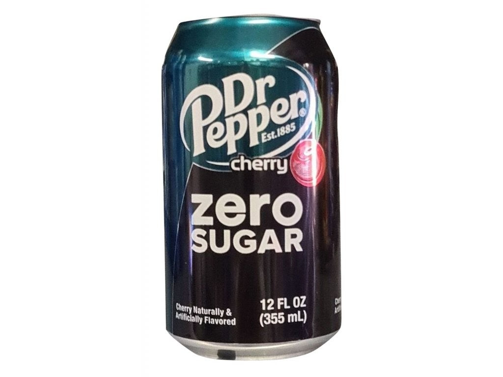 Bebida Zero Cherry Lata Dr. Pepper 355 ml