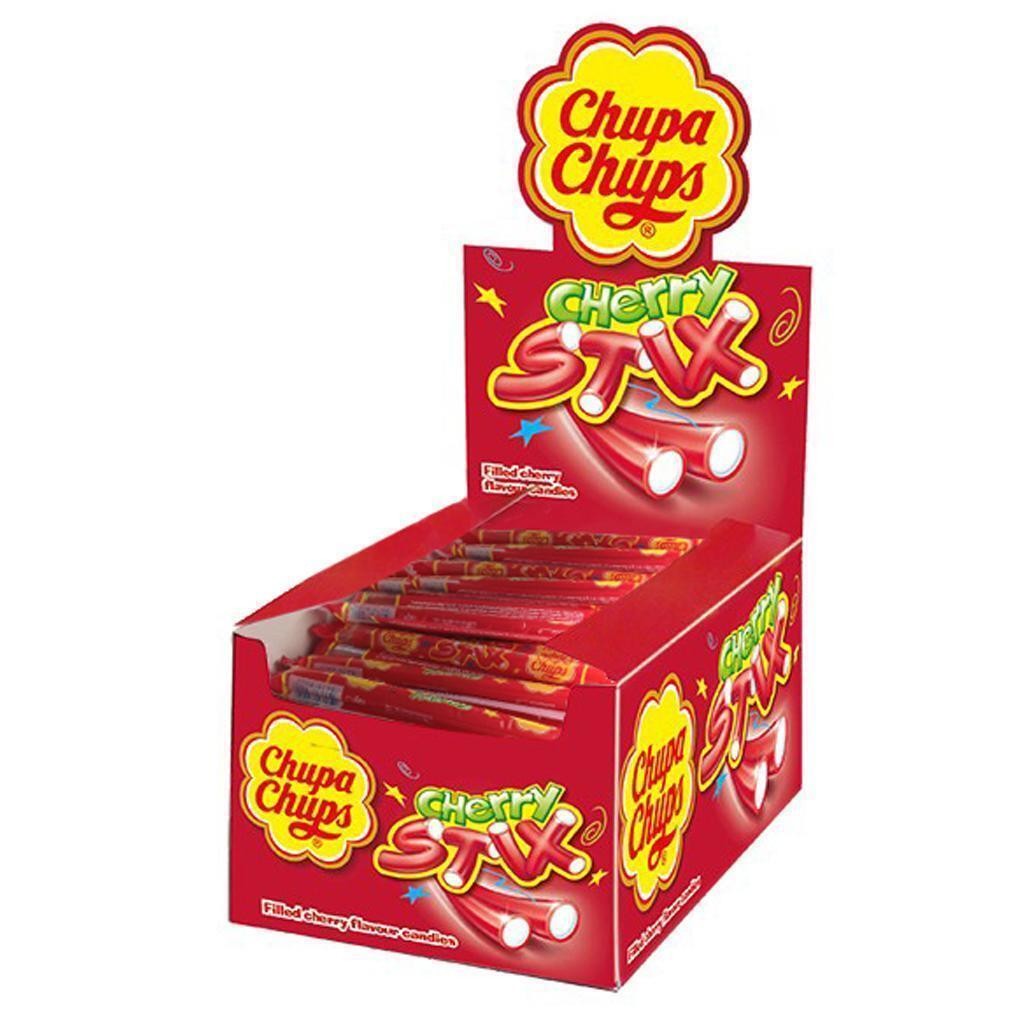 Gomitas Stix Cherry Chupa Chups 150 un x 10 g