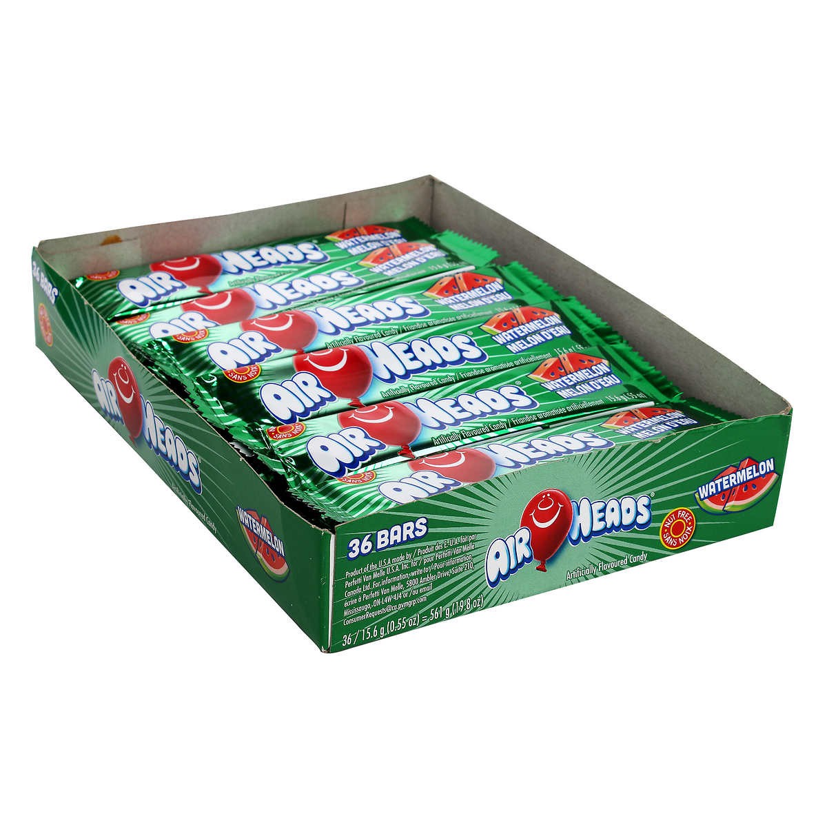 Masticables Sandía Airheads 36 un x 15.6 g