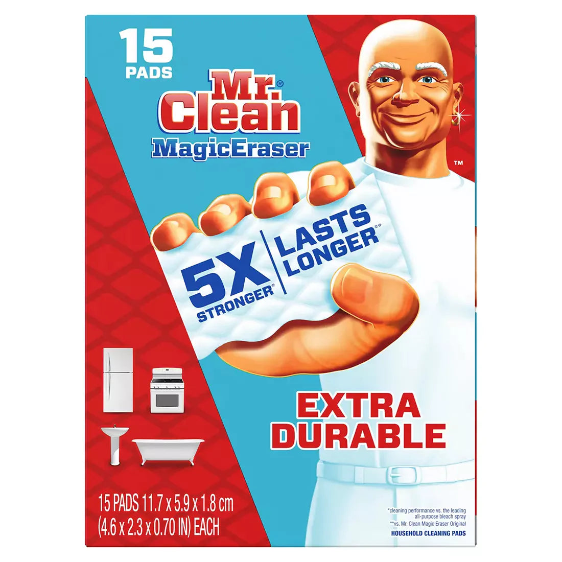 Esponjas Magic Eraser Extra Durable Mr. Clean 15 un