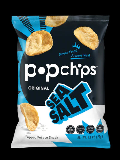 Papas Fritas Sea Salt PopChips 23 g