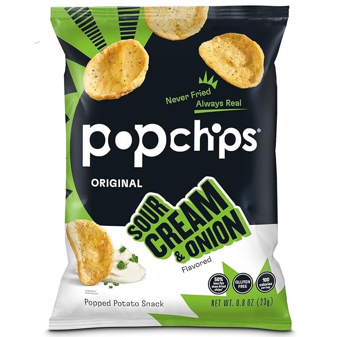 Papas Fritas Cebolla y Crema Ácida Popchips 23 g