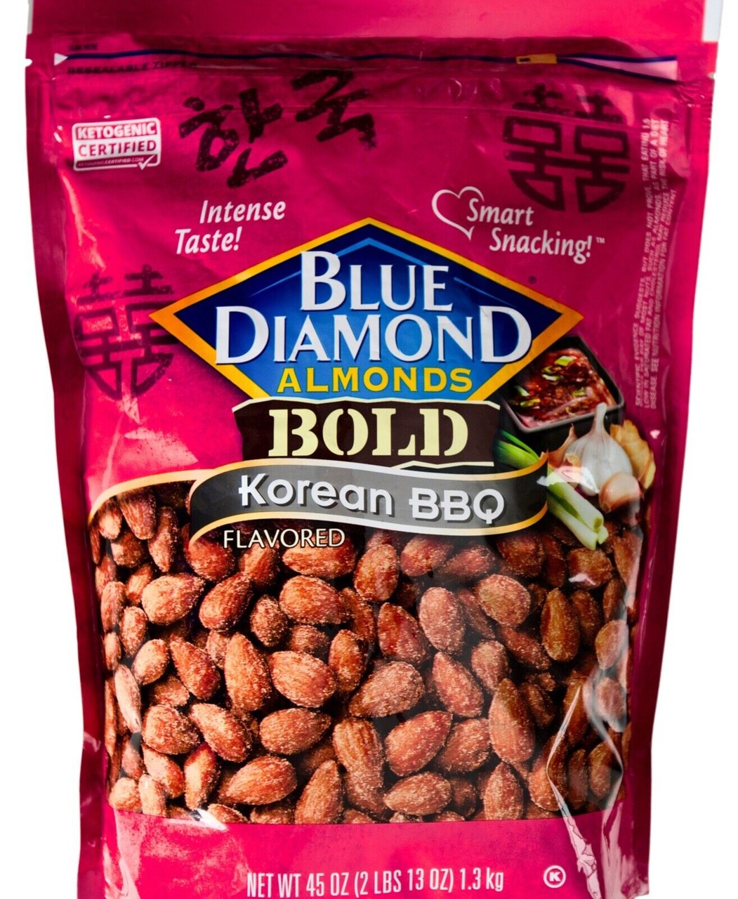 Almendras Bold Korean BBQ Blue Diamond 1.3 kg