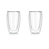 Set 2 Vasos Double Wall Glass 400 ml Aramoro 2 un