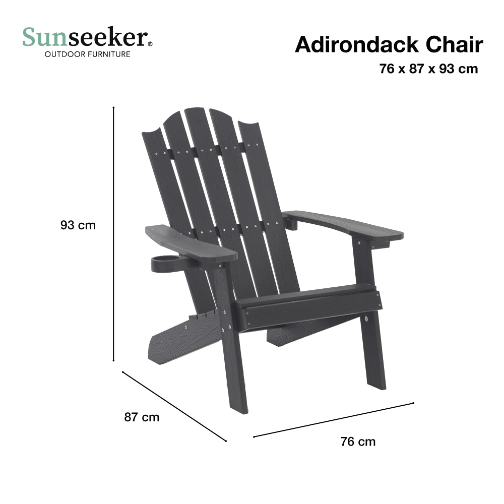 Silla Adirondack Black Original Sunseeker 1 un